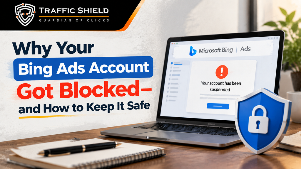 Why Your Bing Ads Account Got Blocked | TrafficShield.io Solution