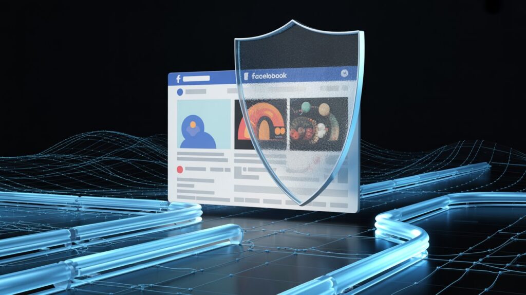 Facebook ad cloaking showing reviewers and users seeing different pages.